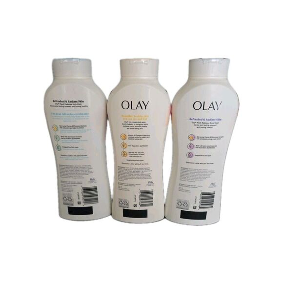 Lot of 3 Olay Body Wash 22 oz Variety Pack Shea Butter Lavender Berries New - Picture 4 of 4